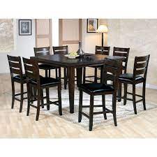Shapes of dining room table sets a dining room table and chairs may regularly sit four or six people, but what happens when it's your turn to host a holiday dinner? Espresso Counter Height Dining Set Off 50
