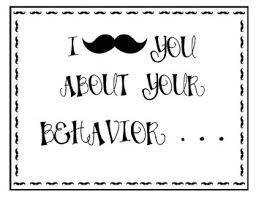 Mustache Behavior Chart