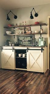 You can use an espresso machine, or you can brew an espresso pod using a keurig. Coffee Bar Ana White