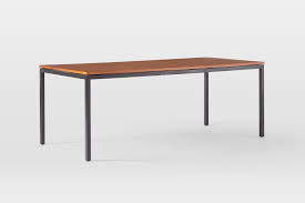 Most dining tables now measure 73 to 81cm from the floor to the top of the table. 10 Easy Pieces Metal Base Dining Tables Remodelista