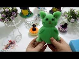 110 How To Make A Cat Sponge Sungerden Oyuncak Kedi Yapimi Youtube Oyuncak Kedi