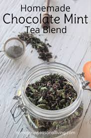 Chocolate Mint Tea Blend Recipe In 2020 Herbal Teas Recipes Tea Blends Recipes Homemade Tea