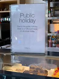 This page contains a calendar of all 2020 public holidays for australia. 10 Surcharge Due To A Public Holiday Picture Of Baci Restaurant Melbourne Tripadvisor