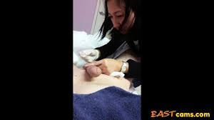 Asian Lady Waxing And Massaging Make Dick Cum at DrTuber