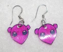 Maybe you would like to learn more about one of these? Yuki Fruits Basket Earrings A Pair Of Shrink Plastic Earrings Art Drawing And Construction On Cut Out Keep