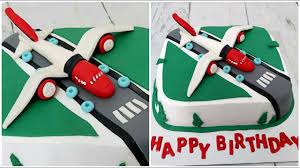 I had this cake idea using a standard 9×12 cake pan i made this cake for alejandro's second birthday; Airplane Cake How To Make An Easy Fondant Aeroplane Topper Sreeja S Kitchen Cakes And Bakes Youtube