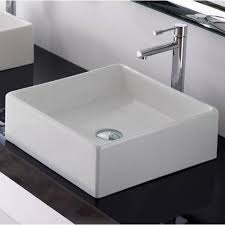 Foto 1 Cuba De Apoio Banheiro Lavabo Sobrepor Quadrada De Porcelana Ceramica C273 Premierd Pia De Banheiro Pequeno Pias De Banheiro Cuba De Apoio