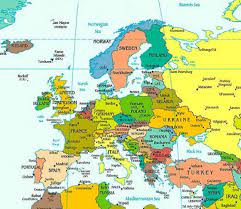 Rusia sudica(partea europeana) harta oarba. Harta Europei È™i Rusia Harta Europa Rusia Europa De Est Europa