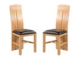 Trithi Furniture Doris Real Solid Oak Dining Chair With Upholstered Seat Set Of 2 Natural Oak Find Out More About T Dining Chairs Oak Dining Chairs Chair
