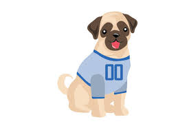 Download Pug In Football Jersey Svg Cut File By Creative Fabrica Crafts Creative Fabrica SVG Cut Files