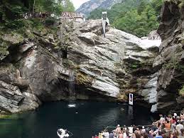 Brontallo Switzerland Cliff Diving Scenic Views Places To Go