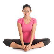 Tailor pose (butterfly stretch) getty images. Pregnant Yoga Butterfly Position Stock Photo Image Of People Female 32465698