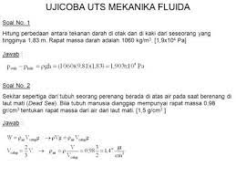 Mekanika fluida berkembang sejalan dengan perjalanan perkembangan peradaban manusia. Contoh Soal Pembahasan Mekanika Fluida Disusun Oleh Silfiana Dewi Ppt Download