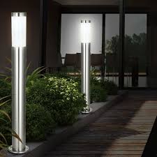 Led solar hausnummer beleuchtung hausnummernleuchte außenwandleuchte edelstahl. 2er Set Led Aussen Lampen Garten Weg Bewegungsmelder Aussen Beleuchtung Haus Tur Stand Steh Leuchten
