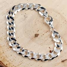 Voylla offers trendy & stylish designs of sterling silver bracelet for boys. Solid Sterling Silver Men S 11 3mm Width Curb Bracelet