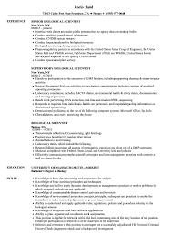Discover how to write an effective arts resume by checking out livecareer's biology resume examples, writing tips and professional resume builder. Biological Scientist Resume Samples Velvet Jobs