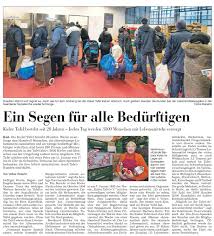 Zwei projekte können mit geldern aus dem städtischen fonds „gemeinsam kiel gestalten realisiert werden. 2015 01 10 Pressemitteilung Ein Segen Fur Alle Bedurftigen Tafel Kiel E V Essen Wo Es Hingehort