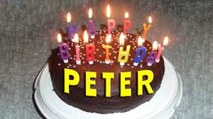 Get a full name video here! Happy Birthday Peter Images