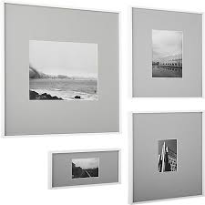 Shop Gallery White 8x10 Picture Frame With Grey Mat Exhibit Your Favorite Photos Gallery Style Cre White Picture Frames Picture Frames 11x14 Picture Frame