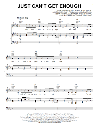 И, кажется, я просто не могу насытиться. The Black Eyed Peas Just Can T Get Enough Sheet Music Pdf Notes Chords Pop Score Piano Vocal Guitar Right Hand Melody Download Printable Sku 81508