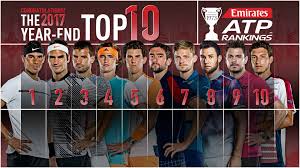 Official tennis singles rankings of men's professional tennis on the atp tour, featuring novak djokovic, rafael nadal, roger federer, dominic thiem and more. Nadal Federer In Top 2 Year End Emirates Atp Rankings For First Time Since 2010 As Five New Players Finish Season In Top 10 Atp Tour Tennis