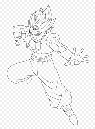 Maybe you would like to learn more about one of these? Gogeta Lineart Png Png Download Gogeta Dragon Ball Z Drawing Transparent Png Vhv