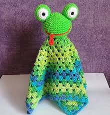 This Frog Blankie Is A Free Crochet Pattern On Orlica Craft Crochet Frog Amigurumi Patterns Amigurumi Free Pattern