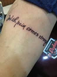 Pin By Teresa On Tattoo Ideas Tattoo Lettering Strength Tattoo Tattoos