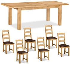 Gbp prices are indicative, correct euro pricing is shown in the checkout. Countryside Extending Dining Table With 6 Compact Dining Chairs Old Creamery Furniture