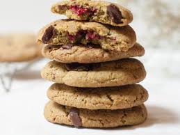 Cookies Matcha Chocolat Framboises Recettes Recette Cookies Recette Chocolat Framboise Alimentation