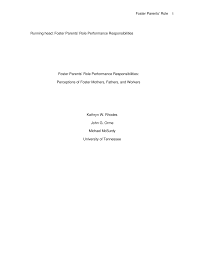 Perhaps it's a question that's been in the back of your today, let's get practical and walk through the steps required to obtain your foster care license. Pdf Foster Parent S Role Performance Responsibilities Perceptions Of Foster Mothers Fathers And Workers