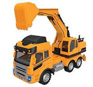 Playtek Toys Radio Control Excavator Construction Truck Crane Bucket 1:15  Scale