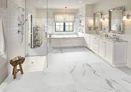 We have many ranges where you can put floor tiles on the wall, or simply choose matching wall and floor tiles from the same range. Design Tips For Matching Ceramic And Vinyl Floor And Wall Tiles Builddirect Blog