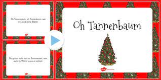 Maybe you would like to learn more about one of these? Oh Christmas Tree In German Powerpoint Ks2 Teacher Made