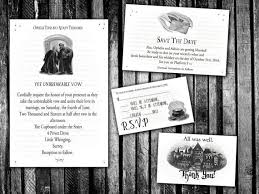 Harry Potter Unbreakable Vow Wedding Invitation Save The Date Rsvp And Than Harry Potter Wedding Invitations Harry Potter Wedding Harry Potter Wedding Cakes