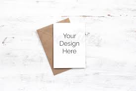 A6 Wedding Invite Mockup Print Templates Postcard Mockup Invitations