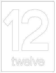 Number 12 color trace worksheet. 33 Printable Number Themed Coloring And Activity Pages Worksheets For Kids Numbers Preschool Numbers For Kids
