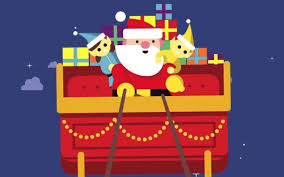 Le père noël s'est installé derrière les fourneaux pour préparer un délicieux gâteau : Santa Tracker 2020 Sur La Piste Du Pere Noel