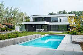 Villa Met Zwembad Blockoffice Architecten Architectuur Ontwerp Architectuur Architectuur Huis