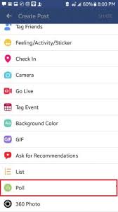 How to poll on facebook. How To Create A Poll On Facebook Timeline