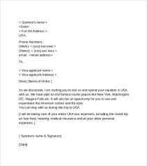 Visa Invitation Letter Templates 7 Free Printable Word Pdf Sponsorship Letter Letter Templates Business Card Template Word