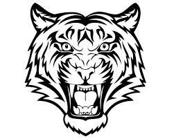 Angry Tiger Lion Panther Bear Vector Jpeg Svg Eps Png Animal Etsy In 2021 Tiger Head Tattoo Tribal Tiger Tattoo Tribal Tiger