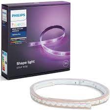 We didn't have a plug socket under the. Philips Hue Lightstrip Basis Set Ohne Bridge 2m Flexibel Erweiterbar Dimmbar Bis Zu 16 Millionen Farben Steuerbar Via App Kompatibel Mit Amazon Alexa Echo Echo Dot Amazon De Beleuchtung