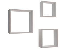 Optez pour une bibliothèque avec des étagères en zigzag. Set De 3 Etageres Murales Care 3 Vente De Etagere Conforama