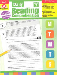 Our worksheet invites the use of critical thinking skills at every level. Daily Reading Comprehension Grade 7 Evan Moor 9781629384801