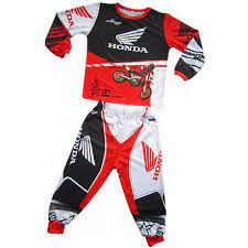 Dirt Bike Smooth Industries Honda 2 Piece Play Wear Motosport How To Wear Honda Racing Gear