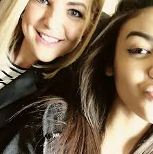 Beverly Wright with her daughter Bailey