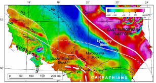 Bouguer Gravity Anomaly Map Of Southern Poland After