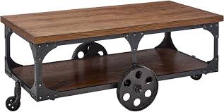 Industrial coffee tables also tend to offer options like caster wheels, additional metal shelving, and inside storage. Coffee Table With Wheels You Ll Love In 2021 Visualhunt