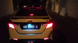 Tekanan tayar kereta yang disyorkan biasanya dilekatkan pada pintu bahagian pemandu kereta. Rear Lamp Brake Led Bezza Lampu Led Belakang Perodua Bezza Youtube